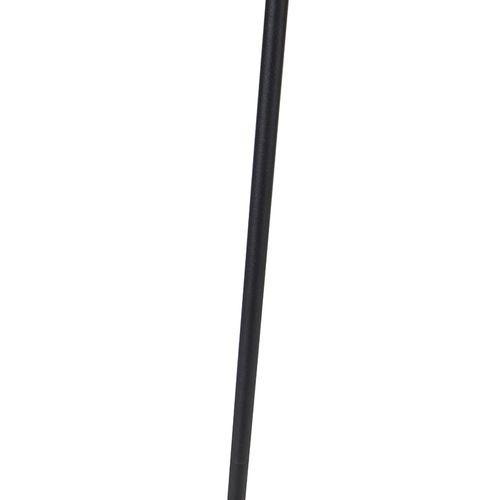 Lampadaire Moderne Noir Avec LED Et Variateur - Bumu