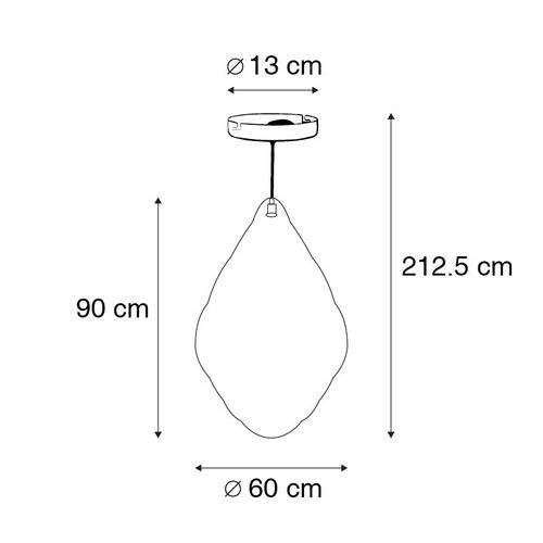 Suspension Orientale Or 90 Cm - Nidum