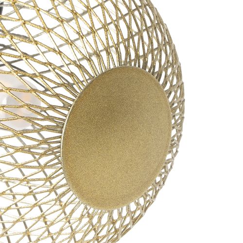 Spot Noir Avec Or 2 Lumières - Athènes Wire