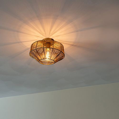 Plafonnier Moderne Laiton 30 Cm - Bolti