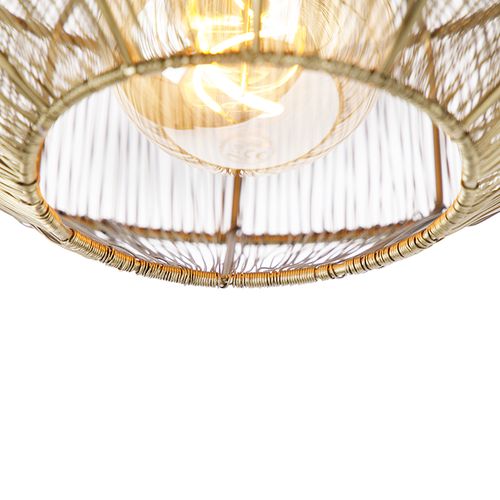 Plafonnier Moderne Laiton 30 Cm - Bolti