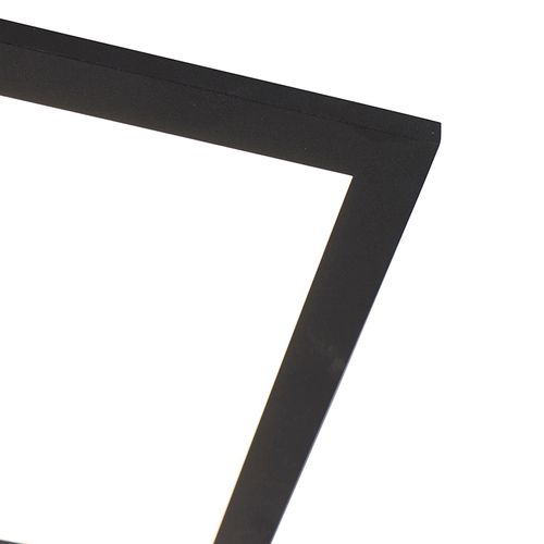 Plafonnier Moderne Noir Avec LED Intégré 80 Cm - Liv