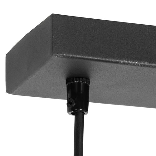 Suspension Moderne Noire 5 Lumières - Jeana