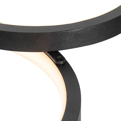 Suspension Noire Avec LED 3 niveaux D’intensité 3 lumières - Rondas