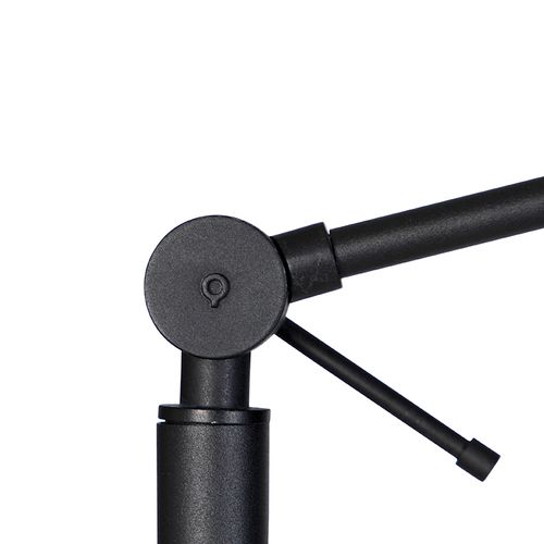 Bras Réglable Noir Sans Base Pour Lampadaire - Editor