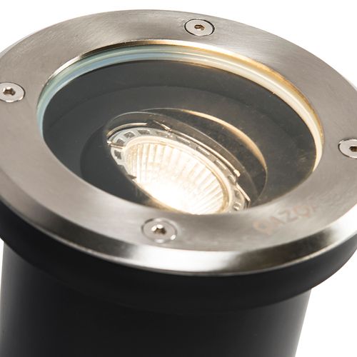 Lot De 6 Spots De Sol Extérieurs Modernes En Acier Inoxydable Ip65 - Delux