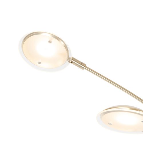 Lampadaire Design En Laiton Avec LED 5 Lumières - Sixties Trento