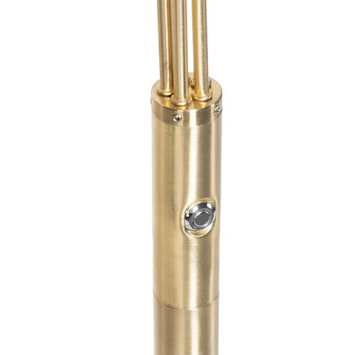 Lampadaire Design En Laiton Avec LED 5 Lumières - Sixties Trento