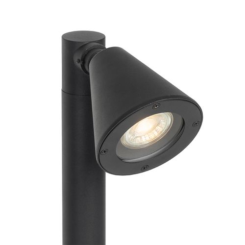 Borne Extérieure Moderne Noire 60 Cm Ip44 Orientable - Ciara