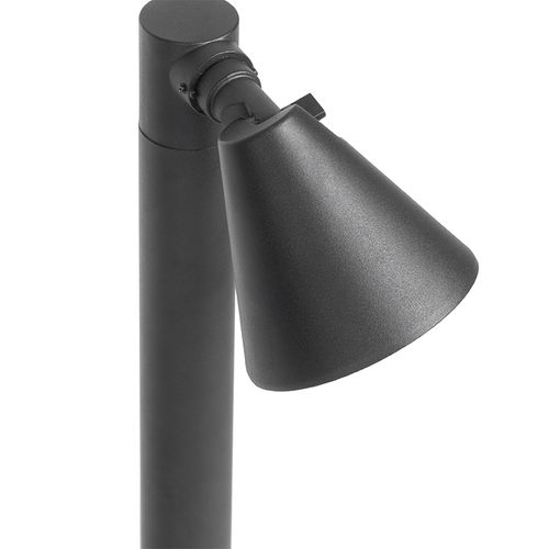 Borne Extérieure Moderne Noire 60 Cm Ip44 Orientable - Ciara