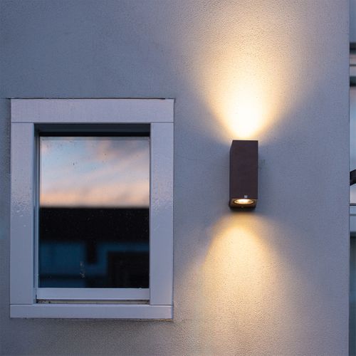 Lot De 4 Appliques Industrielles Brun Rouille Ip44 - Baleno Ii