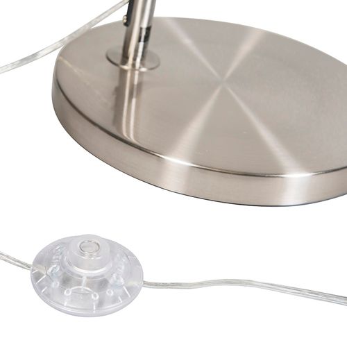 Lampe à Arc Intelligente Avec Abat-jour En Acier Gris, Wi-fi Inclus, A60 - Arc Basic