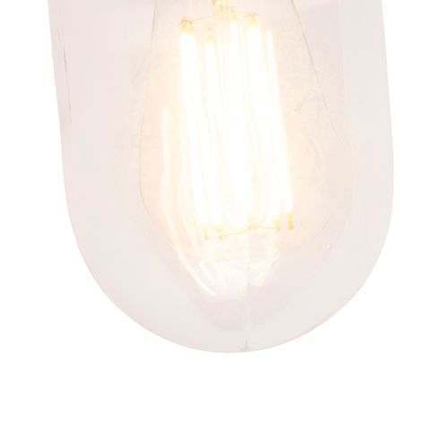 Applique Rurale Anthracite Ip44 Avec Ampoule Intelligente Wifi E27 - Kansas