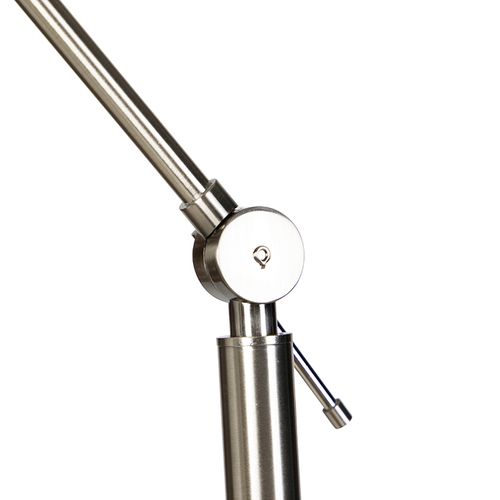 Lampadaire Moderne En Acier Avec Abat-jour Taupe 45 Cm - Editor