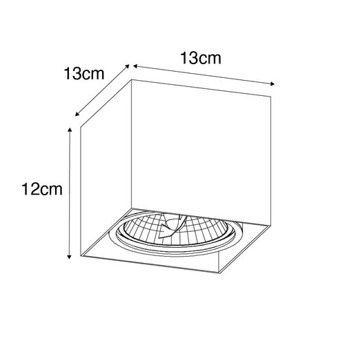 Spot Design Avec Ar111 Carré - Box