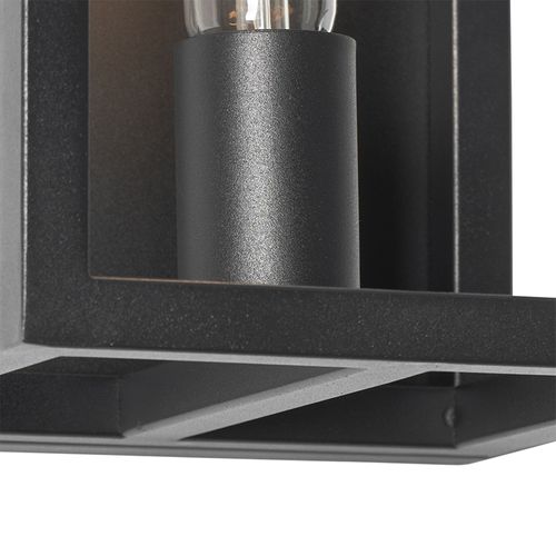 Applique Murale Industrielle Noire - Cage