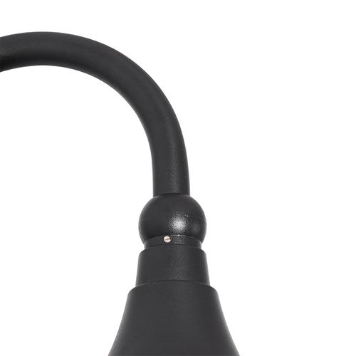 Applique D'extérieur Noire Ip44 Avec Détecteur De Mouvement - Daphné