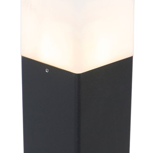 Piquet D'extérieur Noir En Verre Opale 50 Cm Avec Piquet De Terre Et Presse-étoupe - Danemark