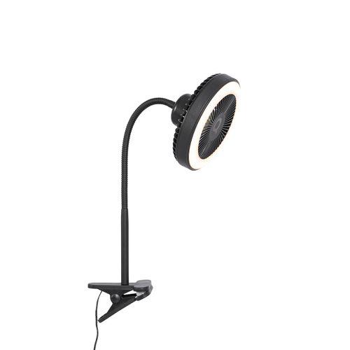 Ventilateur De Bureau Noir Avec LED 2700k - Dores