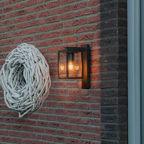 Lanterne Murale D'extérieur Industrielle Noire Ip44 - Charlois