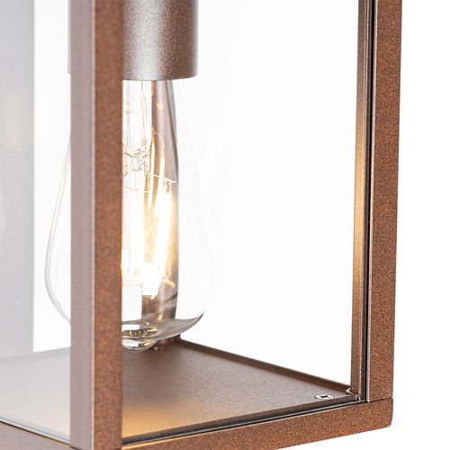 Lanterne Murale D'extérieur Industrielle Brun Rouille Ip44 - Charlois