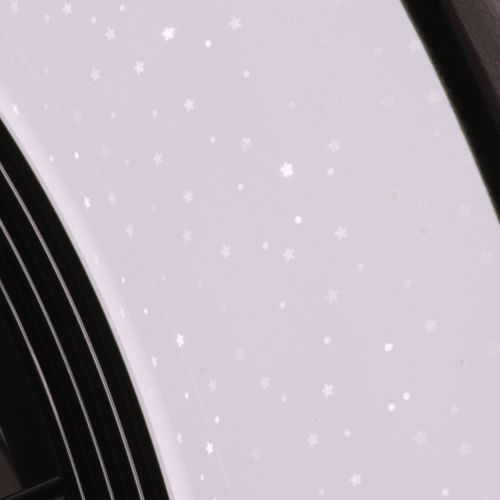 Ventilateur De Plafond Gris Avec Effet Étoilé 47cm LED Incluse Dimmable Avec Télécommande - Emily