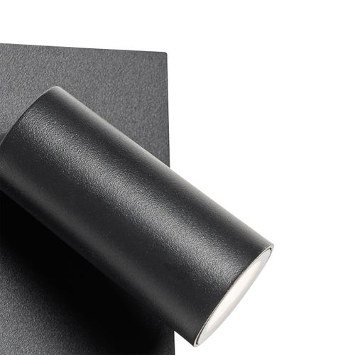 Applique D'extérieur Noire Avec Détecteur De Mouvement LED Ip54 - Simon