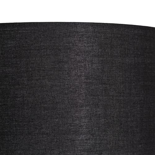 Lampadaire Noir Avec Intérieur Doré Et Liseuse - Jelena