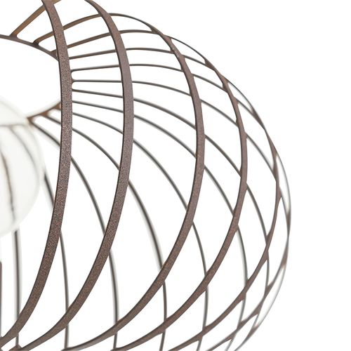 Lampadaire Design Marron Rouille - Johanna