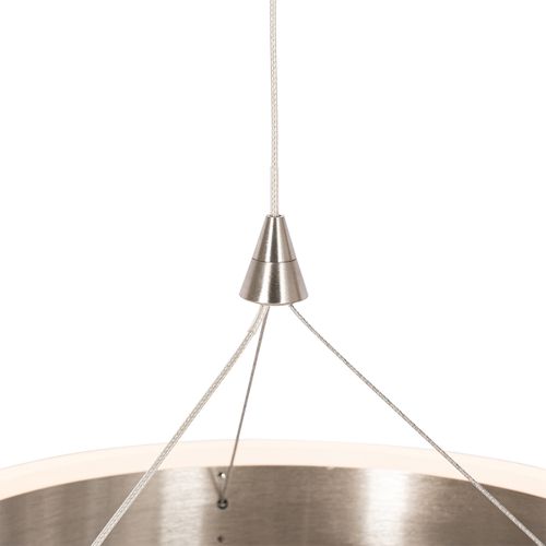 Lampe à Suspension Allongée En Acier Avec LED Dimmable En 3 Étapes à 3 Lumières - Lyani
