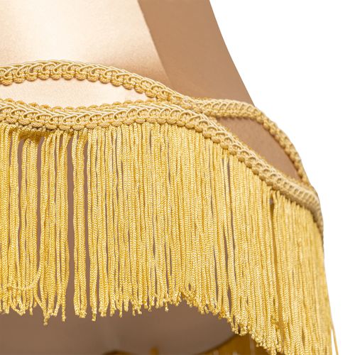 Abat-jour En Tissu Doré 30 Cm - Granny