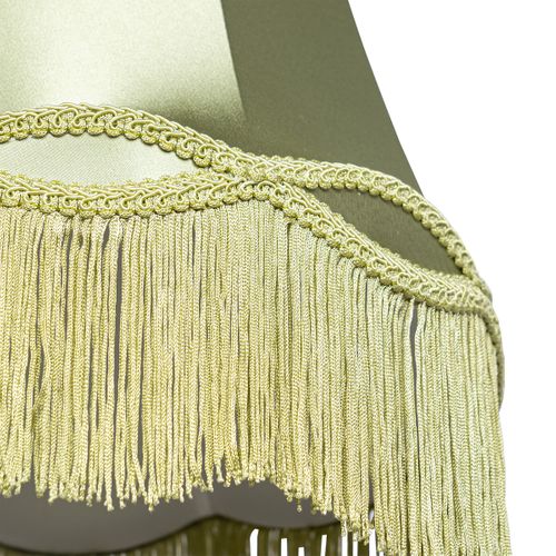 Abat-jour En Tissu Vert 30 Cm - Granny