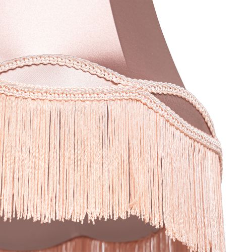 Abat-jour En Tissu Rose 30 Cm - Granny