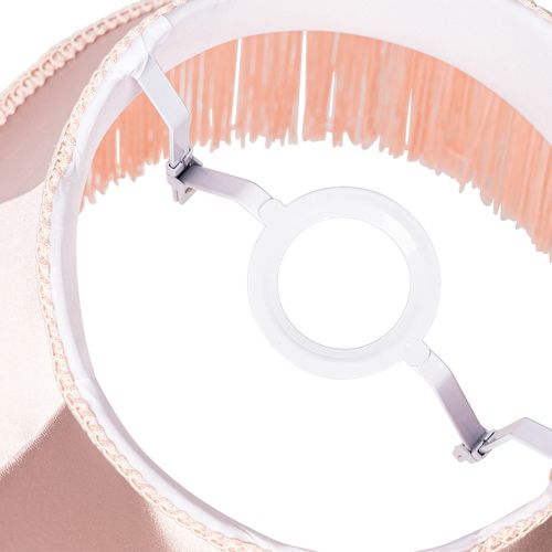 Abat-jour En Tissu Rose 30 Cm - Granny