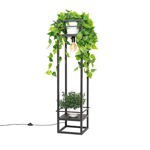 Lampadaire Industriel Noir - Cage Rack