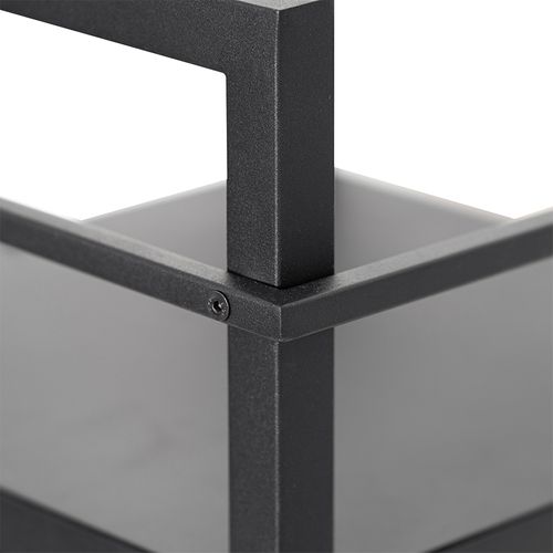 Lampadaire Industriel Noir - Cage Rack