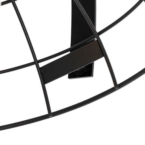 Plafonnier Industriel Noir 35 Cm Réglable - Hanze