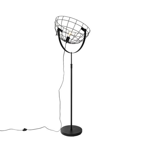 Lampadaire Industriel Noir 50 Cm Réglable - Hanze