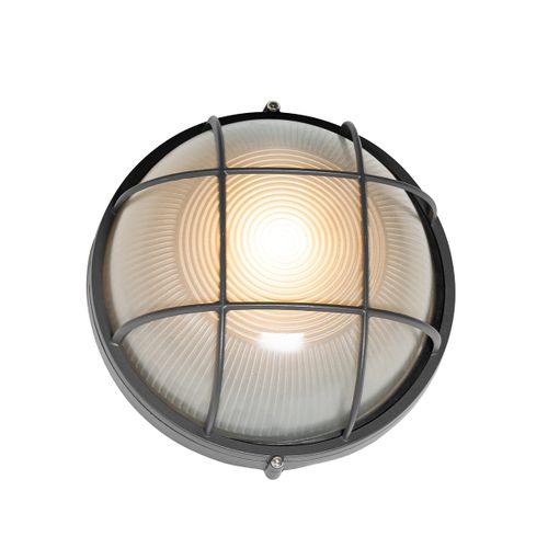 Applique D'extérieur Industrielle Gris Foncé Ip44 - Hanneke