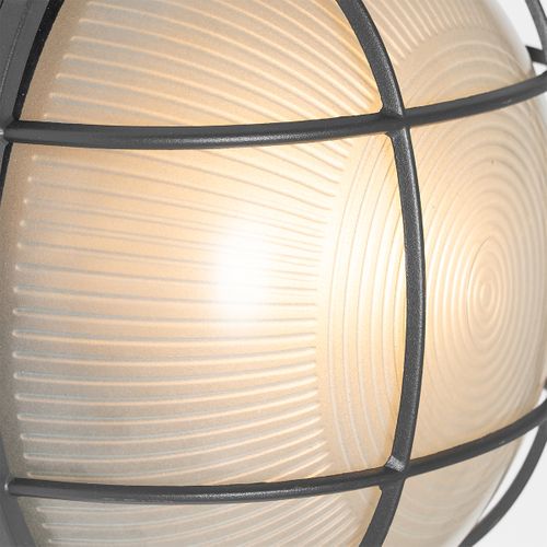 Applique D'extérieur Industrielle Gris Foncé Ip44 - Hanneke