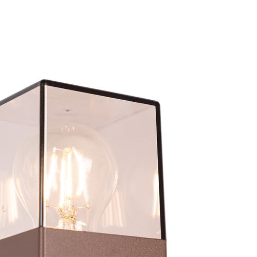 Lampe D'extérieur Sur Pied Industrielle 70 Cm Marron Rouille Ip44 - Danemark