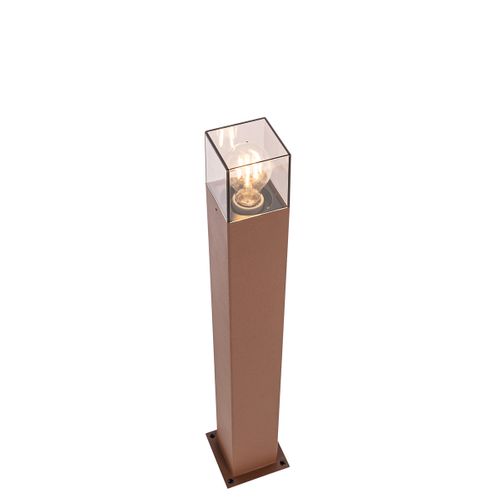 Lampe D'extérieur Sur Pied Industrielle 70 Cm Marron Rouille Ip44 - Danemark