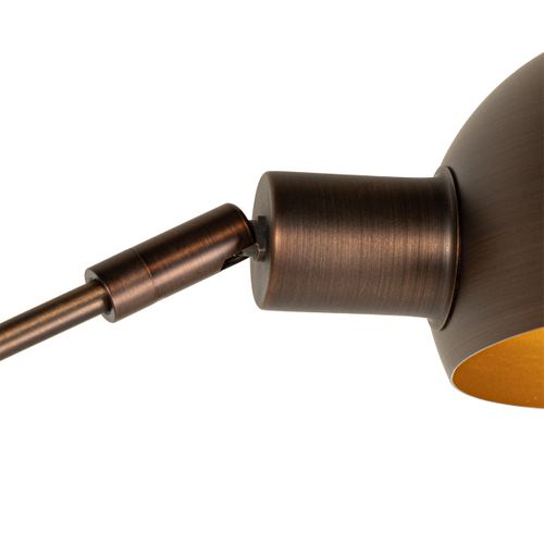 Lampadaire Design Bronze Foncé Doré 5 Lumières - Sixties Marmo