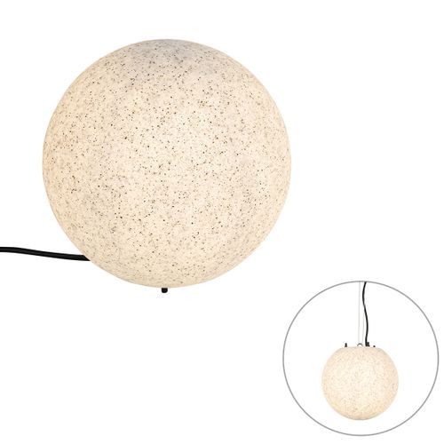 Lampe D'extérieur Moderne Grise 25 Cm Ip65 - Nura