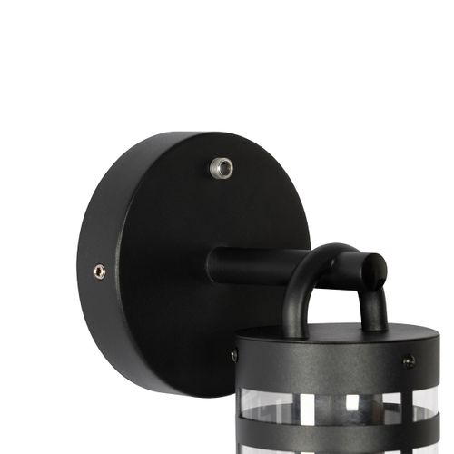Applique D'extérieur Noire Ip44 Capteur Lumière-obscurité - Ruben