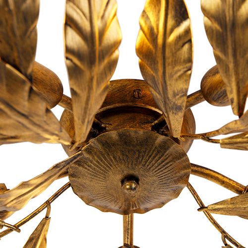 Plafonnier Vintage Or Antique 5 Lumières - Tilleul