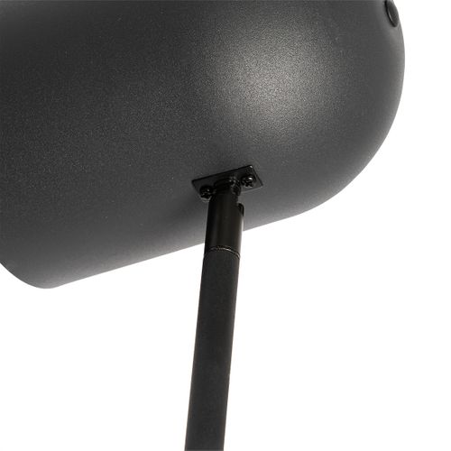 Lampadaire Moderne Noir Et Doré Orientable - Morik