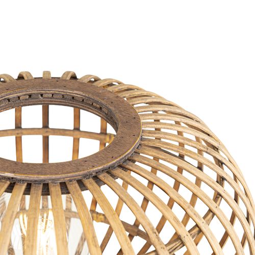 Suspension Orientale En Bambou 2 Lumières - Amira