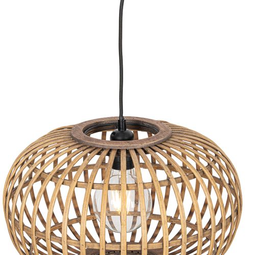 Suspension Orientale En Bambou 2 Lumières - Amira