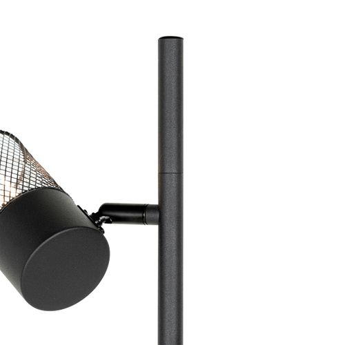 Lampadaire Industriel Noir 3 Lumières - Jim